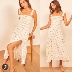 Reformation Siesta Dress in Rosebud - Size XL